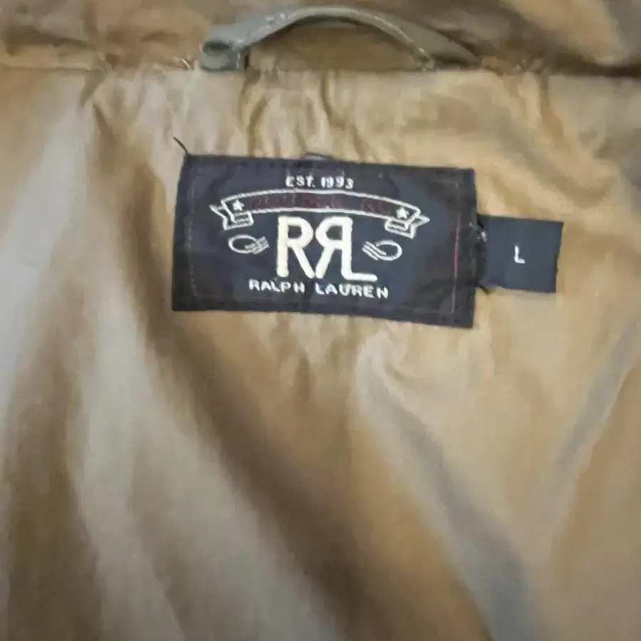 RRL 더블알엘 40s B-9 퍼 다운 자켓 OIL CROSSCOTTON