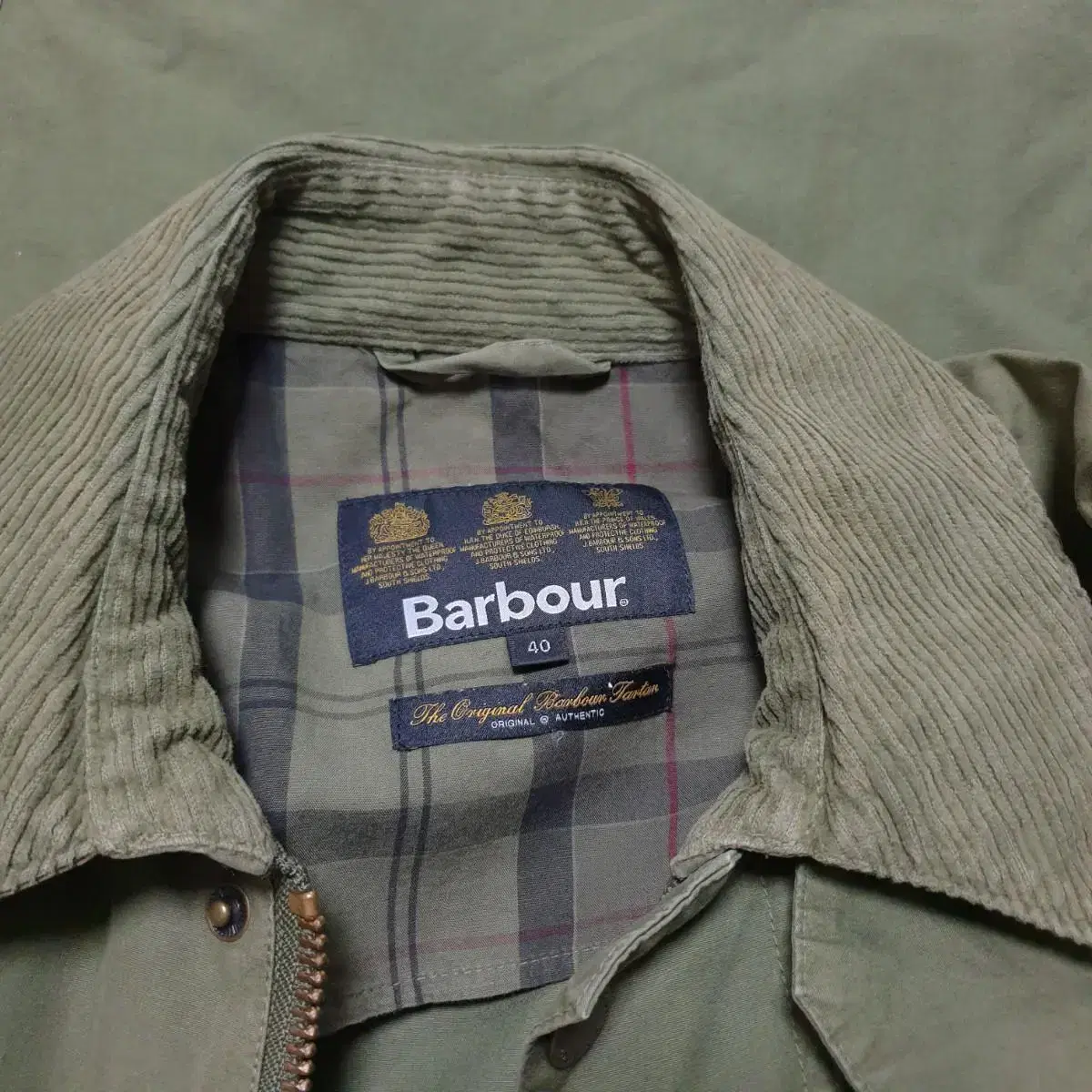 [40] BARBOUR NONWAX LIGHTWEIGHT JACKET