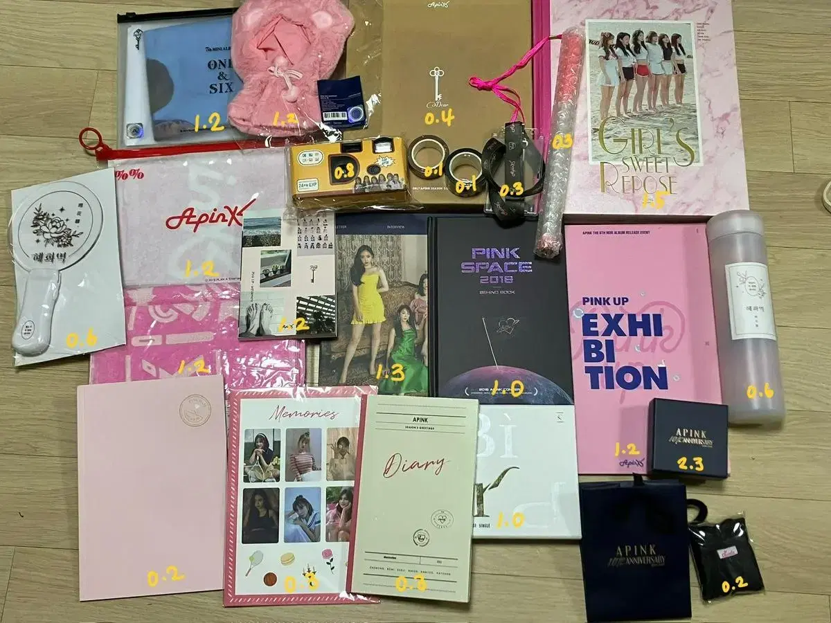 apink slogan photobook lightstick camera album rings vahn