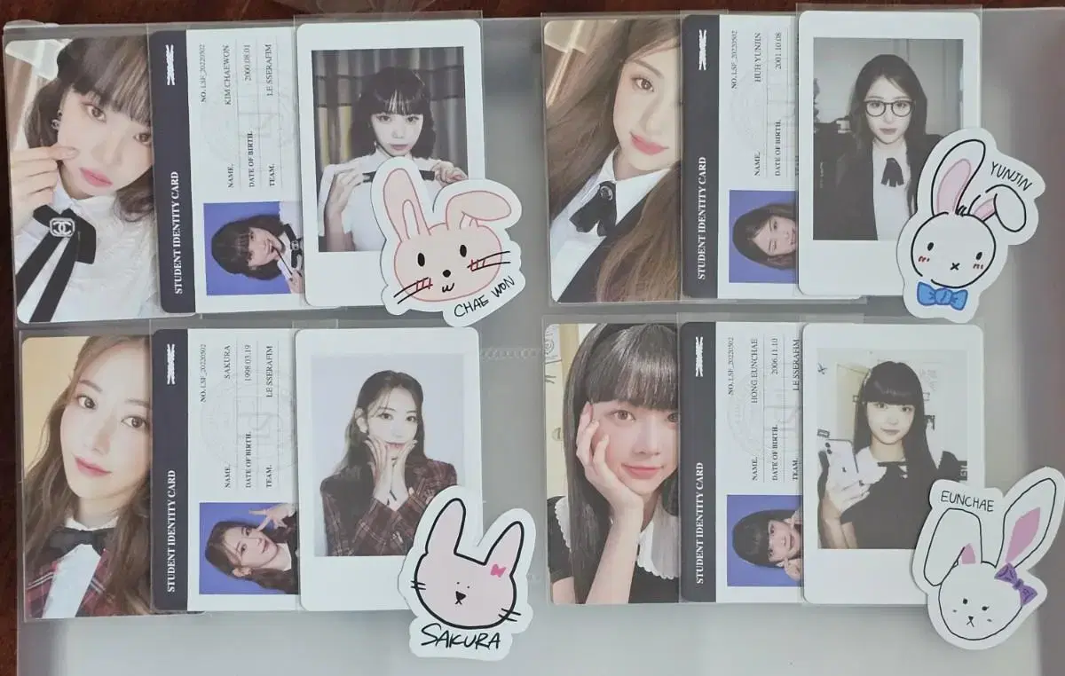 Sakura) le sserafim 2023 season's greetings Photo card 3, sticker