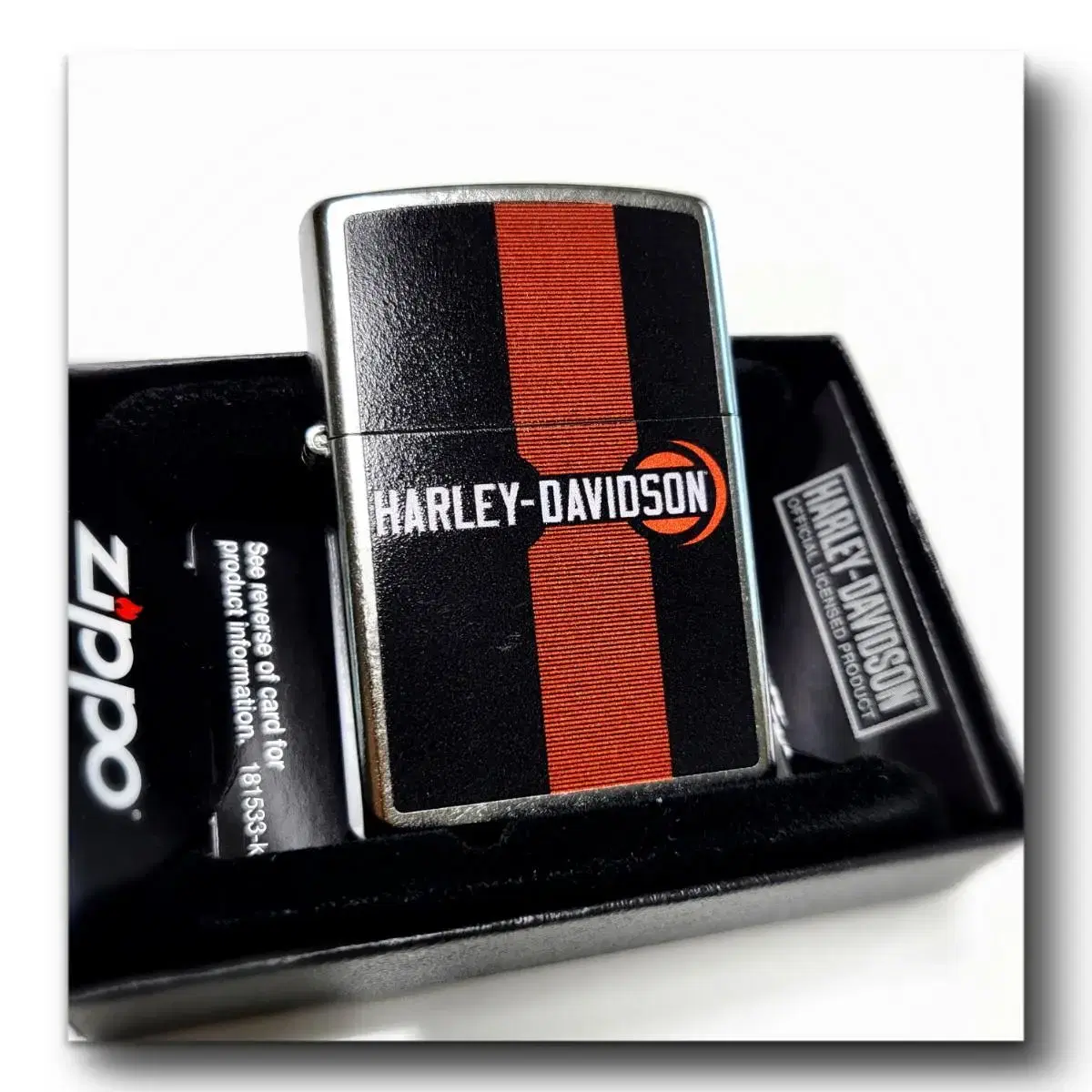 정품 48604 HARLEY DAVIDSON 미개봉 새 지포라이터