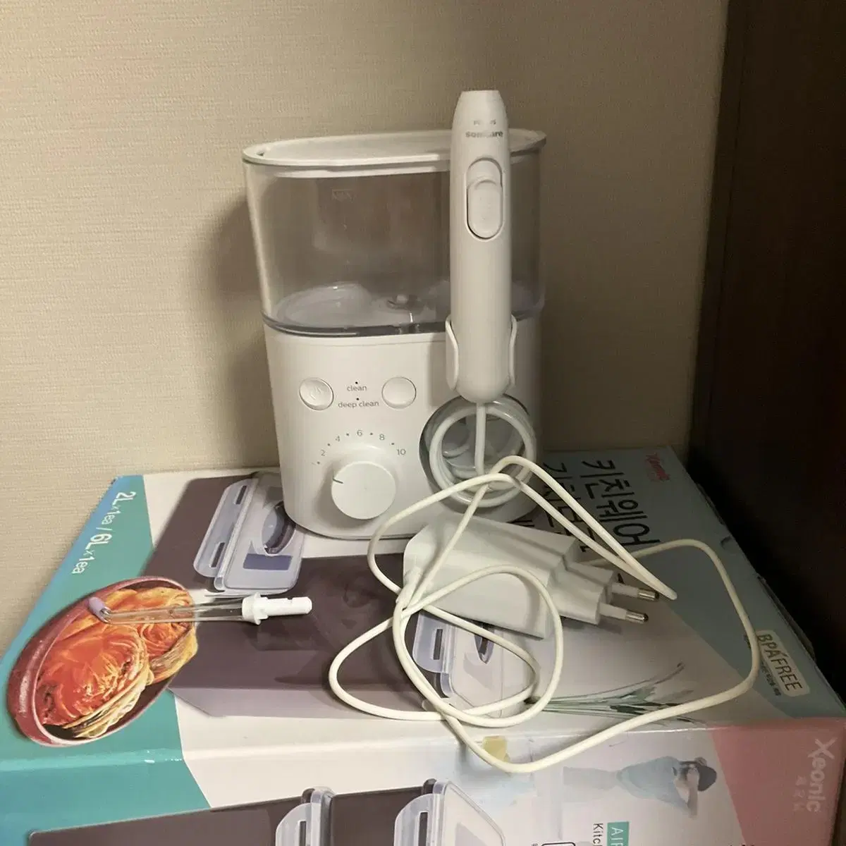 필립스 구강 세정기 Sonicare Power Flosser 3000 화