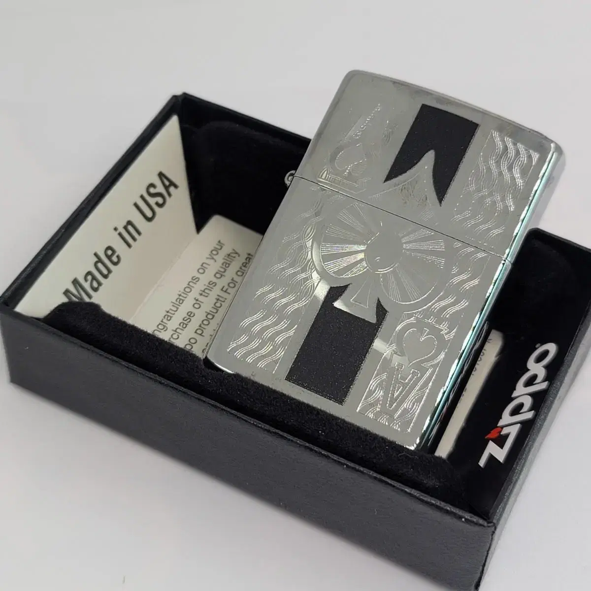 정품 24196 ZIPPO ACE 미개봉 새 지포라이터