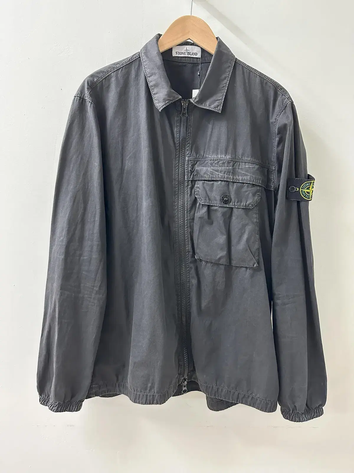 Stone Island Olde Effect Overshirt Black XL (7315107wn)