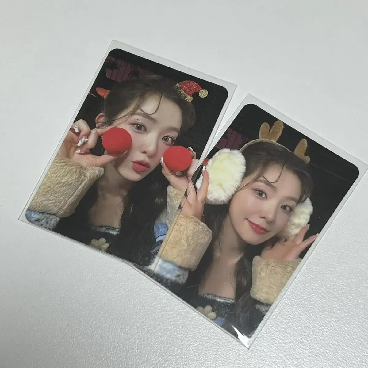 Irene Pink Christmas Photocard