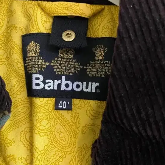 Barbour 바버 비데일 체크 L사이즈