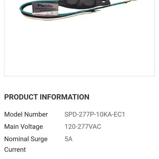 야외조명LED조명 산업 서지보호기, 10ka/kv 20ka/kv