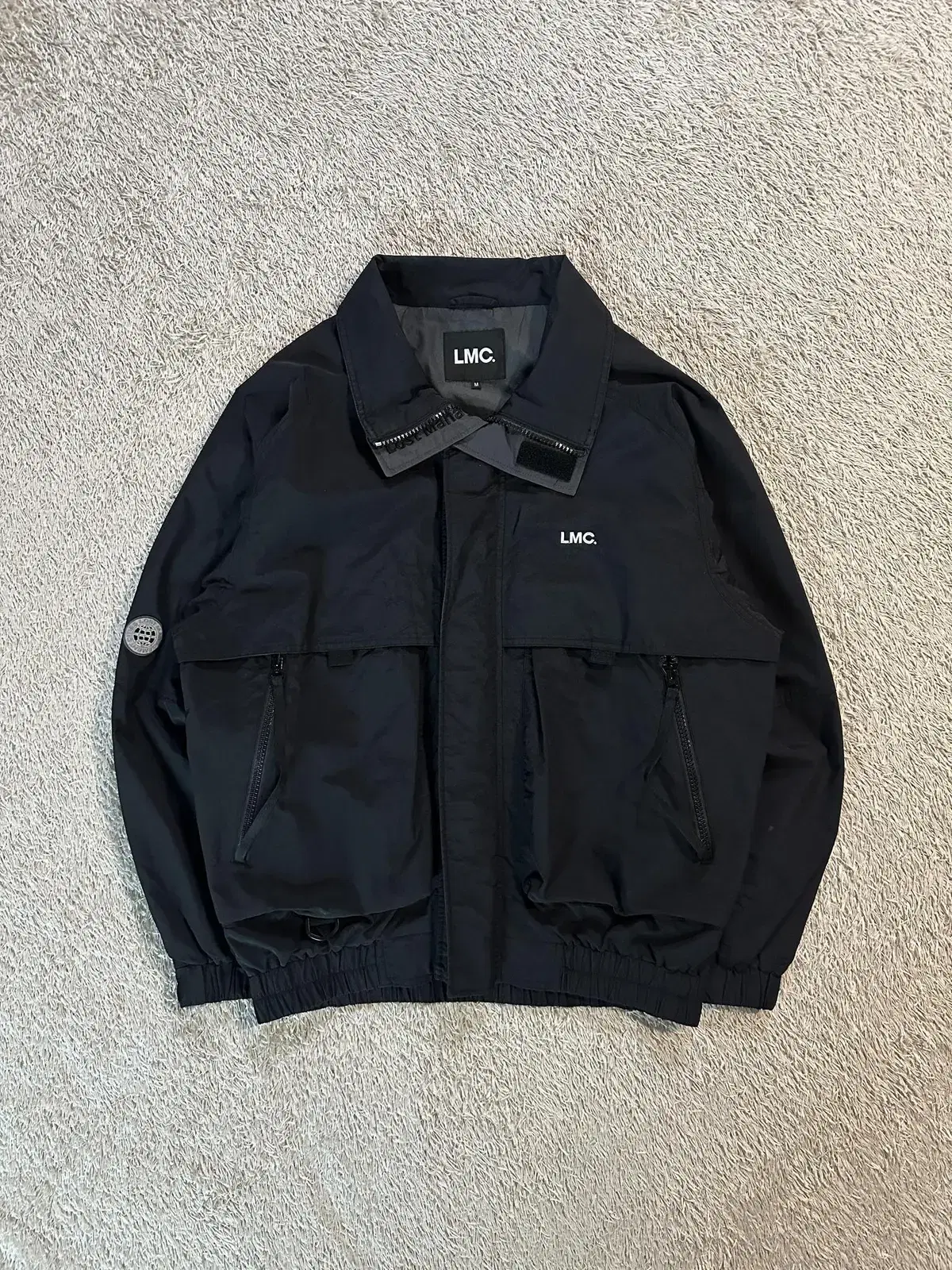 [M] LMC LMC GY1 2WAY Windbreaker Jacket Black