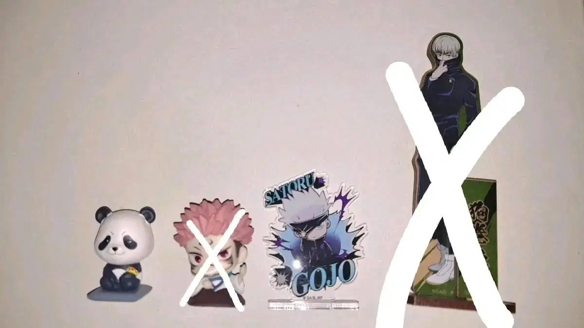 Zuu Spinning Figures Acrylic Stand Sukuna Gojo Inumaki Yuji Panda