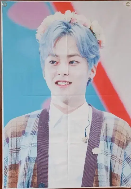 exo xiumin wts fabric poster