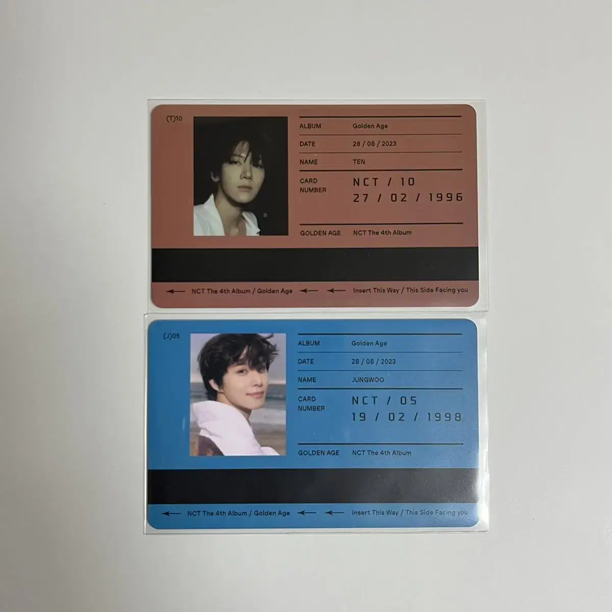 NCT Golden E.JI Jungwoo, Ten Transportation Card wts, Photocard