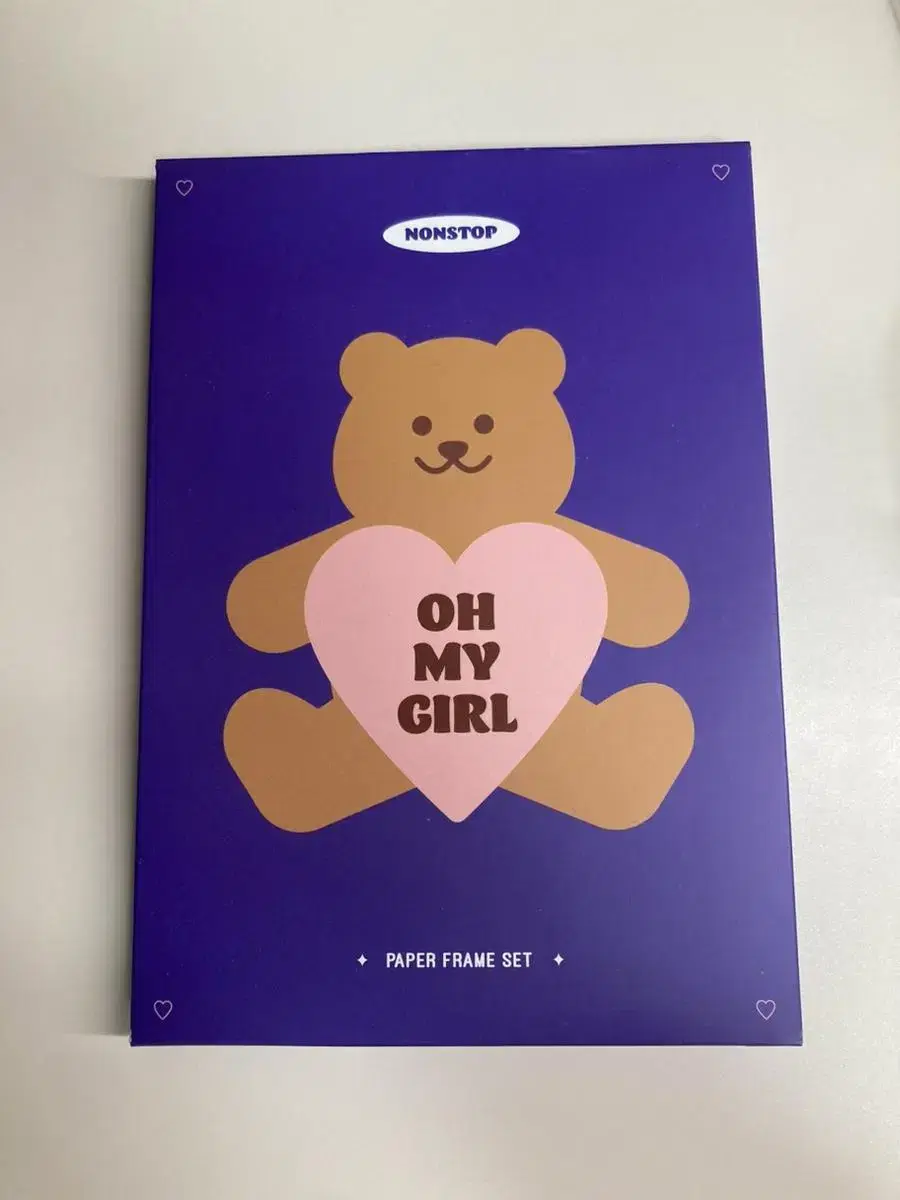 Oh my girl I'm a little excited paper frame set photo set