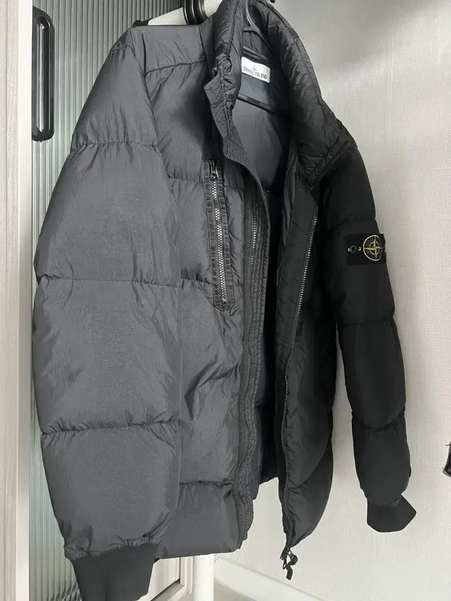 Stone Island Crinklapps 21FW Non-Hooded Black