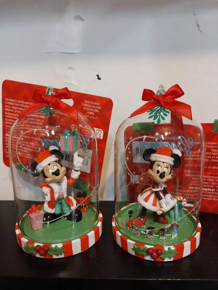 Mickey Minnie Dome Ornament Set 2023