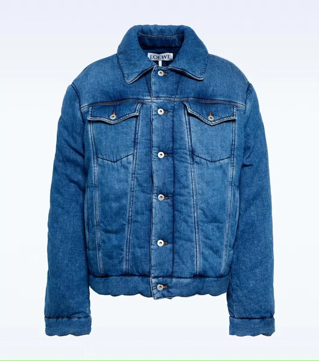 Loewe Men's Padded Denim Jacket 48