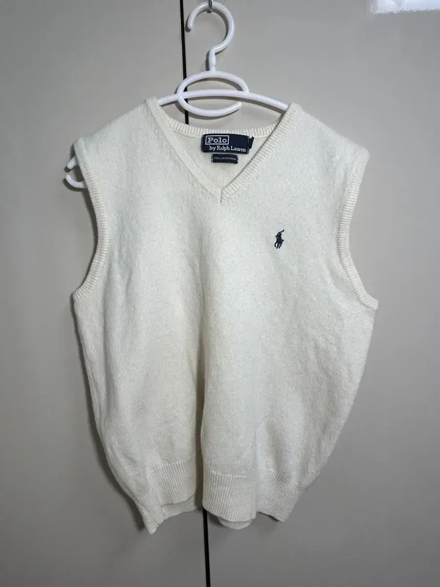 Polo knit vest Lambswool