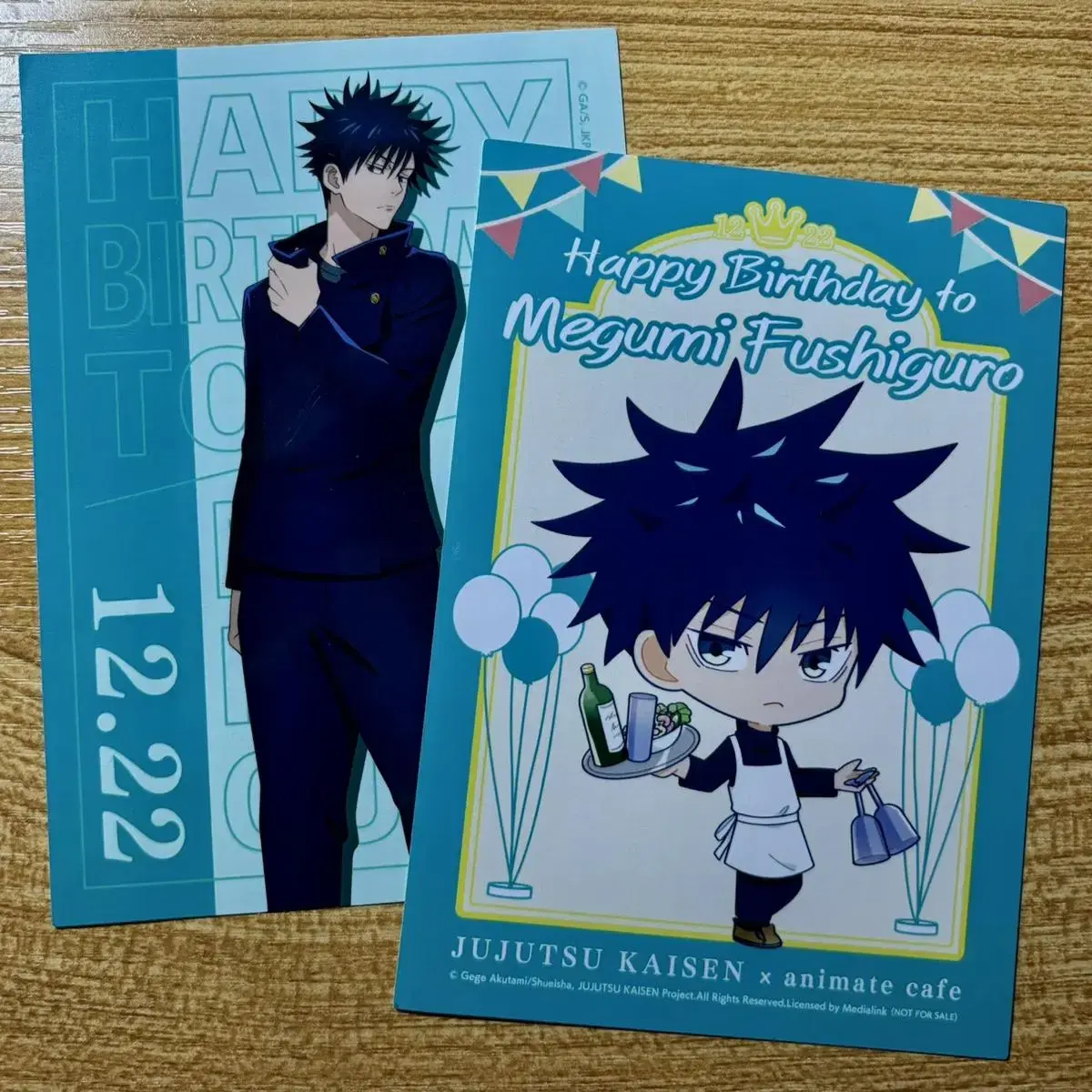 Zuu Fushiguro Megumi Animate Collaboration Cafe birthday bromide