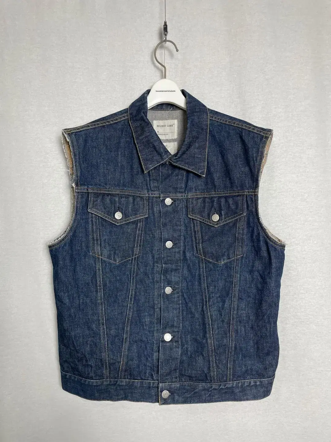 헬무트랭 / Sleeveless Denim Jacket / 48