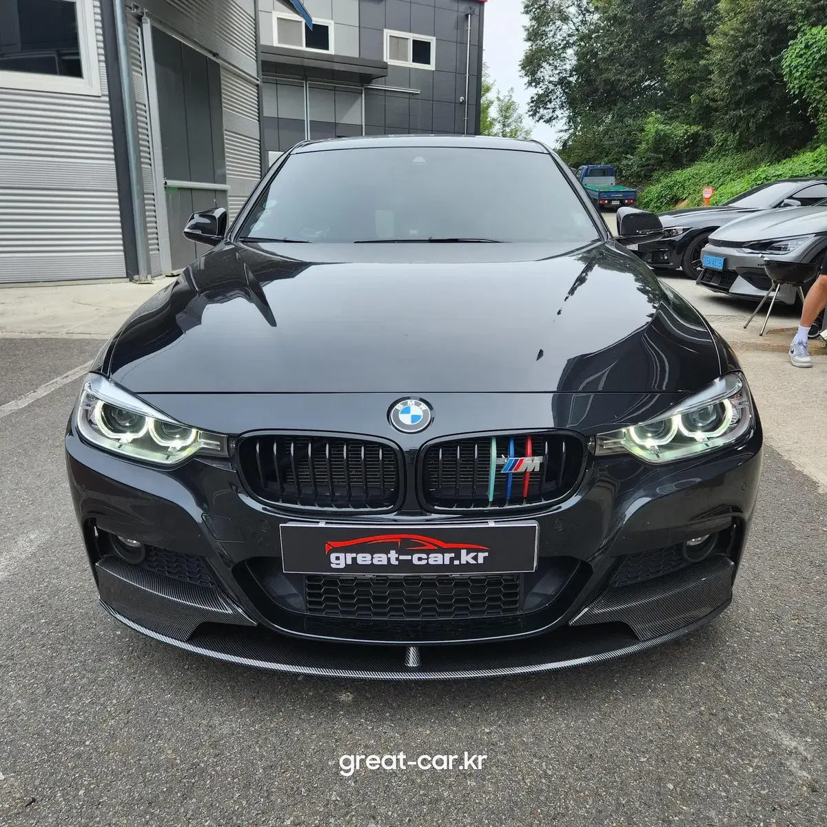 BMW F30프론트립 3시리즈 퍼포먼스 전용 유광블랙