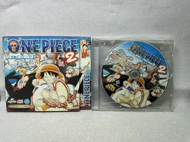 PC게임 원피스그랜드배틀2,윈도우98,xp,2000,ME.2003년