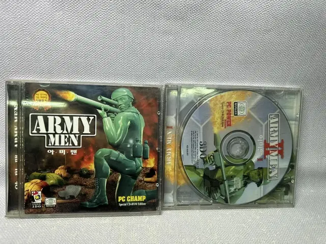 pc게임 아미맨1,2 두개일괄 1999년,스페셜cd rom에디션