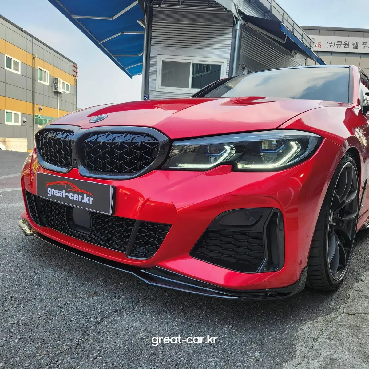 BMW G20프론트립 3시리즈 퍼포먼스 전용 유광블랙