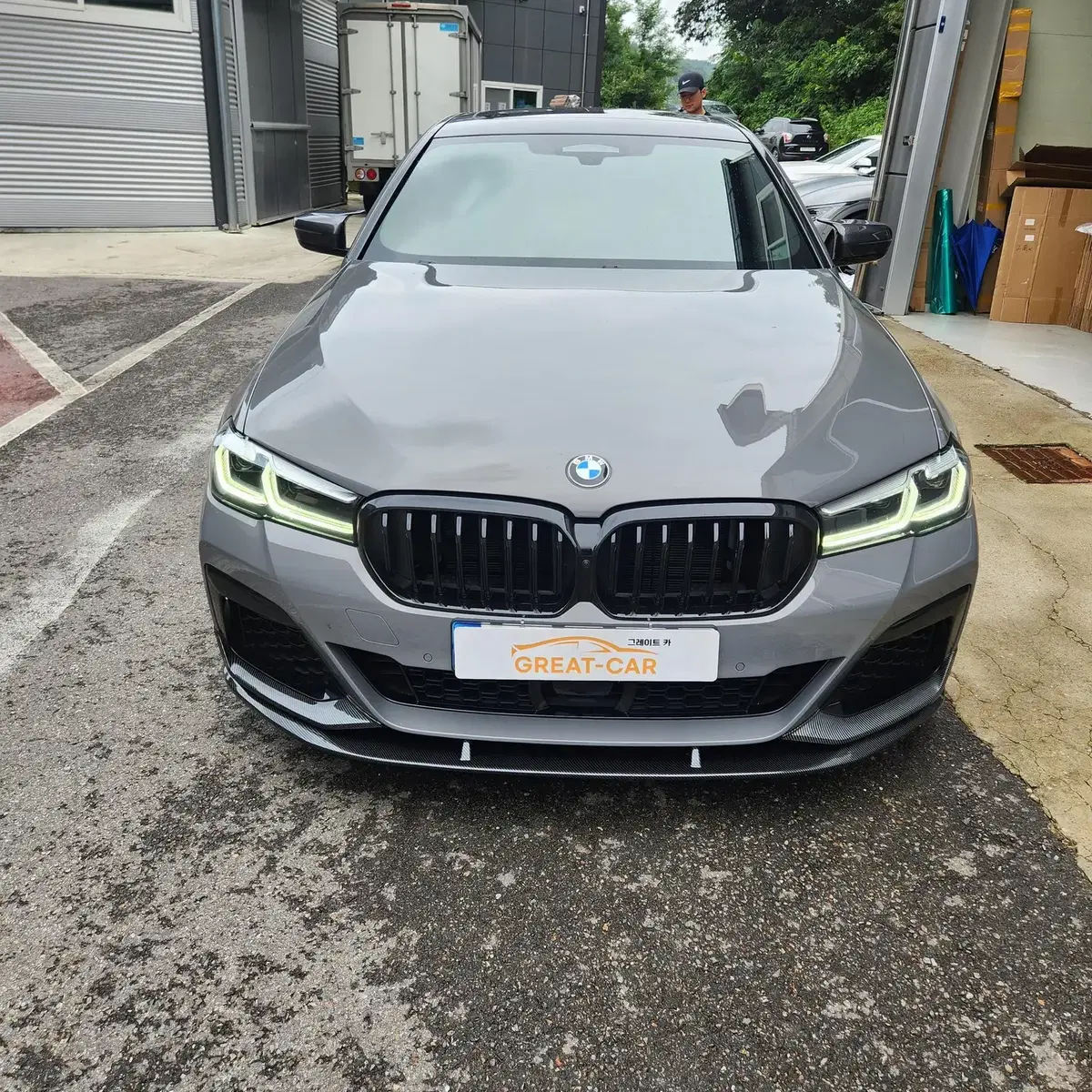 BMW G30프론트립 5시리즈 LCI 퍼포먼스 전용 유광블랙(타입A)