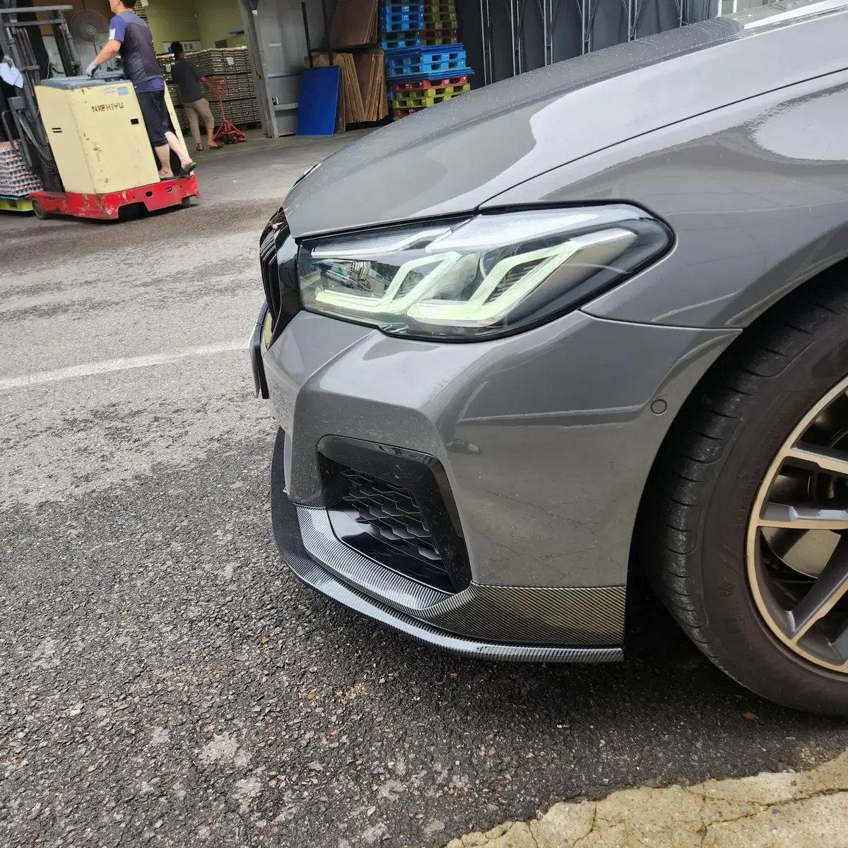 BMW G30프론트립 5시리즈 LCI 퍼포먼스 전용 유광블랙(타입A)