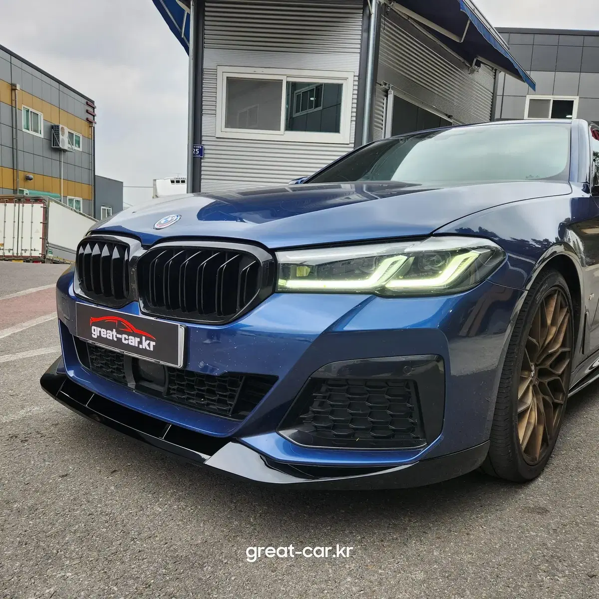 BMW G30프론트립 5시리즈 퍼포먼스 LCI전용 카본룩(타입B)