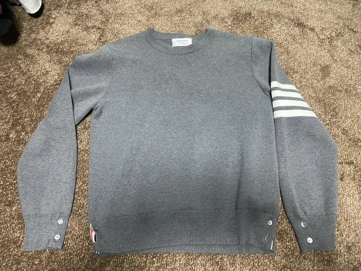 Thom Browne Milano Stitch Knit Grey Size 3