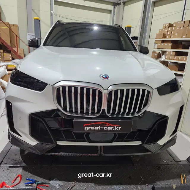 BMW X5프론트립 G05 퍼포먼스 LCI전용 유광블랙