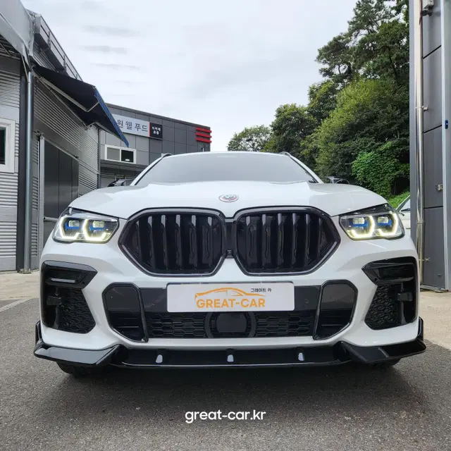 BMW X6프론트립 G06 퍼포먼스 전용 유광블랙