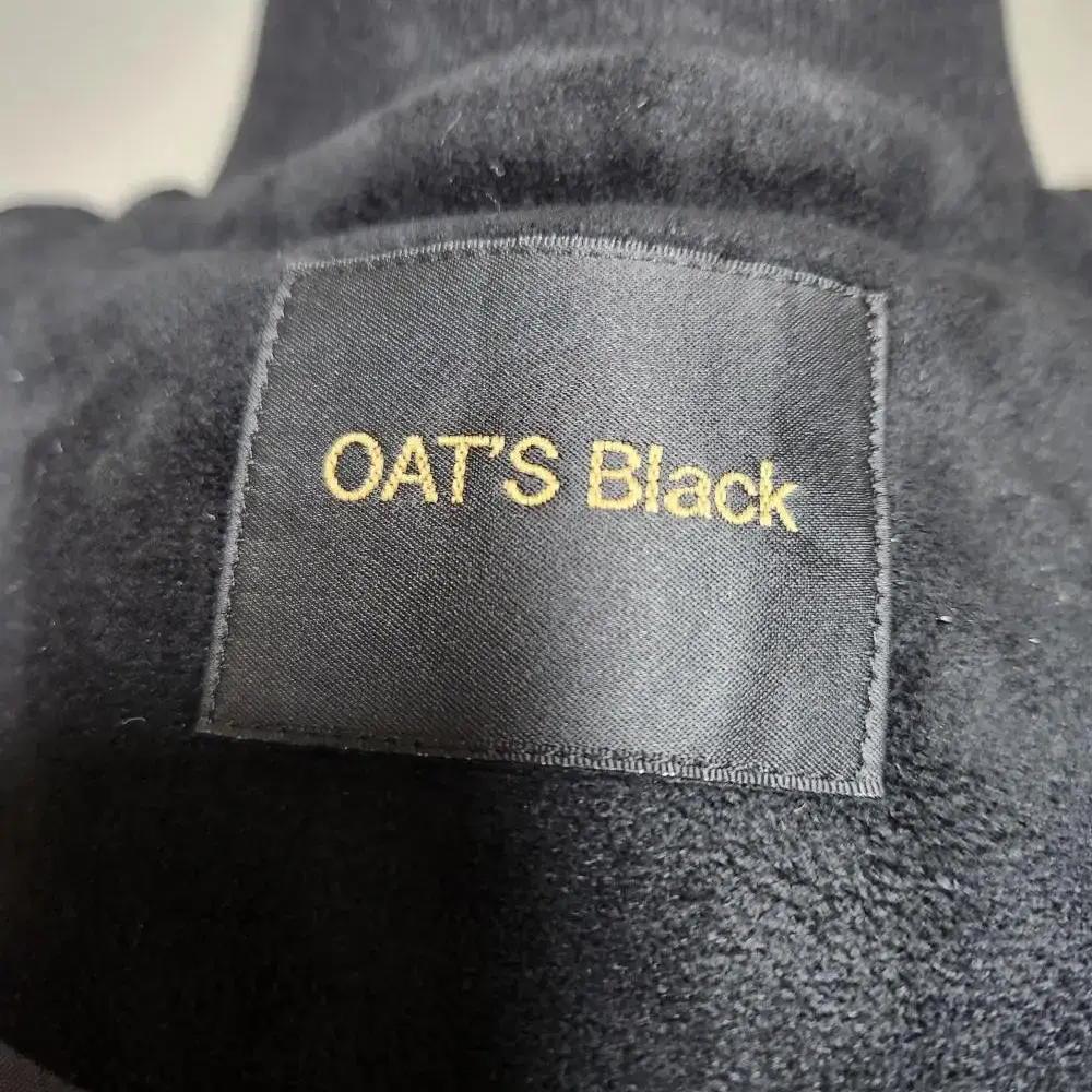 OAT'S Black  뽀글이 롱조끼