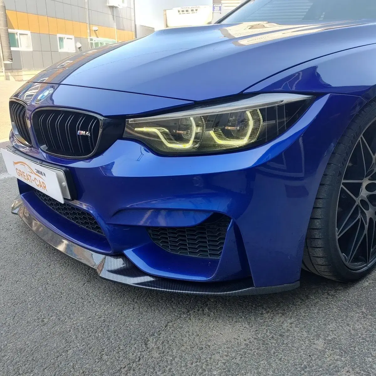 BMW M3 M4프론트립 F80/F82/F83전용 CS타입 카본룩