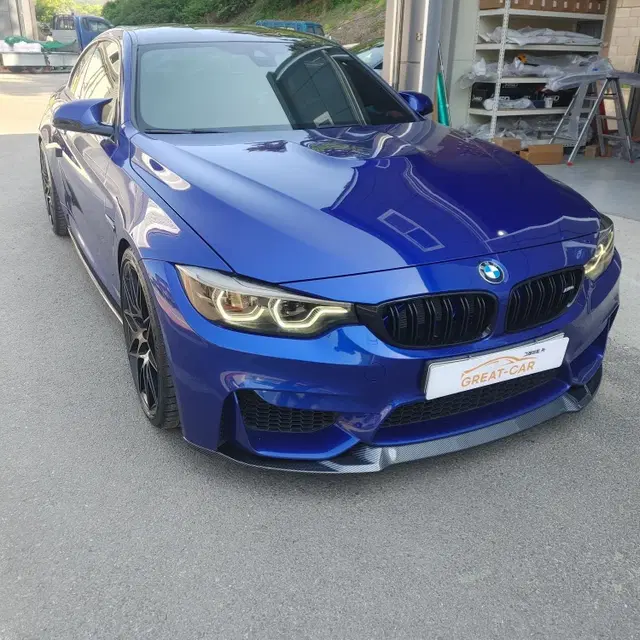 BMW M3 M4프론트립 F80/F82/F83전용 CS타입 카본룩