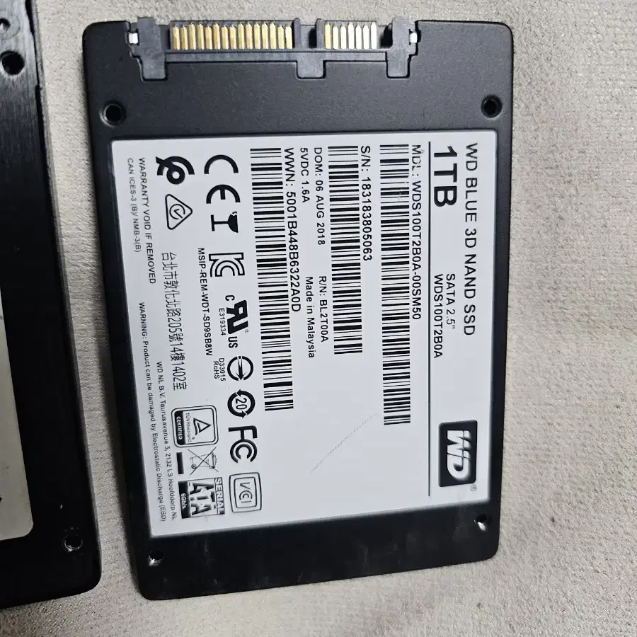 킹 1테라 ssd 2.5 1TB  판매합니다