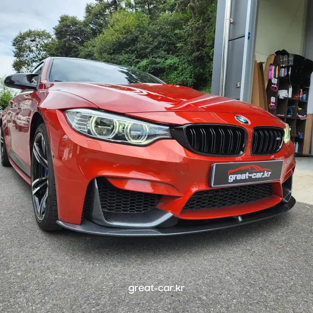 BMW M3 M4프론트립 F80/F82/F83전용 MP타입 유광블랙