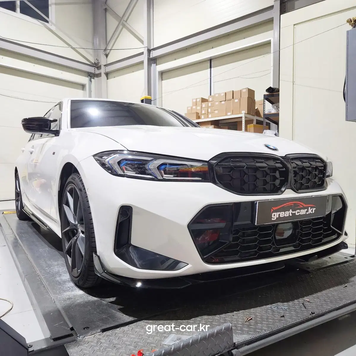 BMW G20 MP프론트립 3시리즈 퍼포먼스 LCI전용 유광블랙