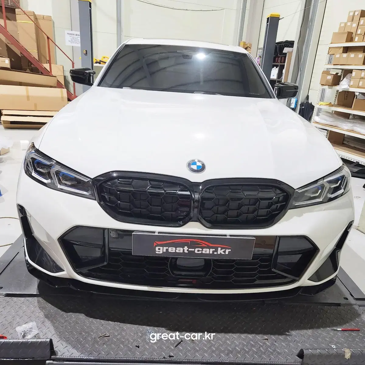 BMW G20 MP프론트립 3시리즈 퍼포먼스 LCI전용 유광블랙