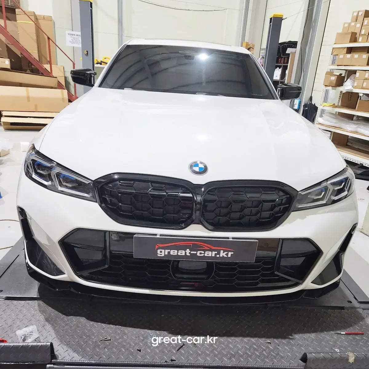 BMW G20 MP프론트립 3시리즈 퍼포먼스 LCI전용 카본룩