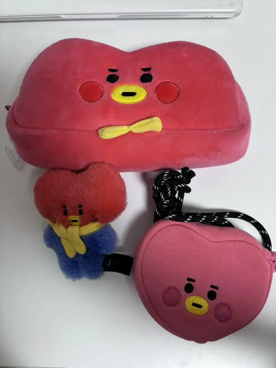 BT21 타타 필통, 동전지갑, 플랫퍼 인형 일괄 판매