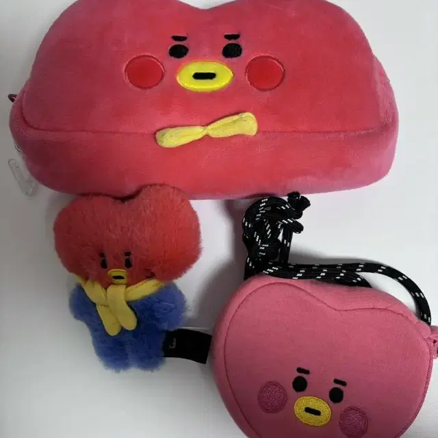 BT21 타타 필통, 동전지갑, 플랫퍼 인형 일괄 판매