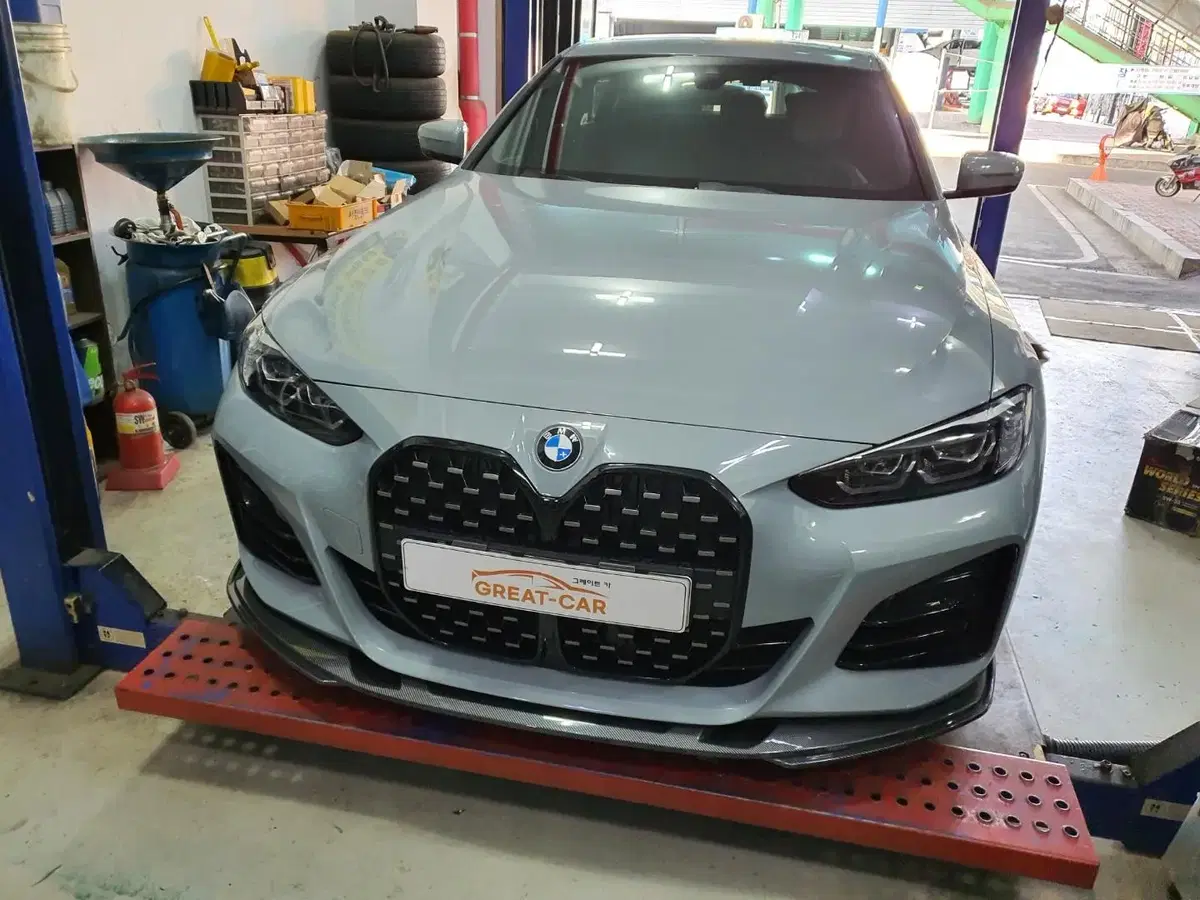 BMW G22 G26 I4 3D프론트립 4시리즈 퍼포먼스 전용 유광블랙