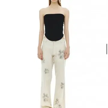 세릭 cerric flower brush cotton pants | 브랜드 중고거래 플랫폼 