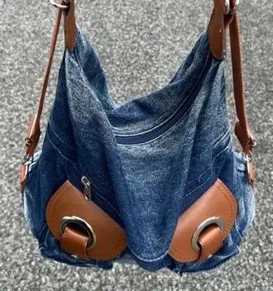 Denim Vintage Shoulder Bag