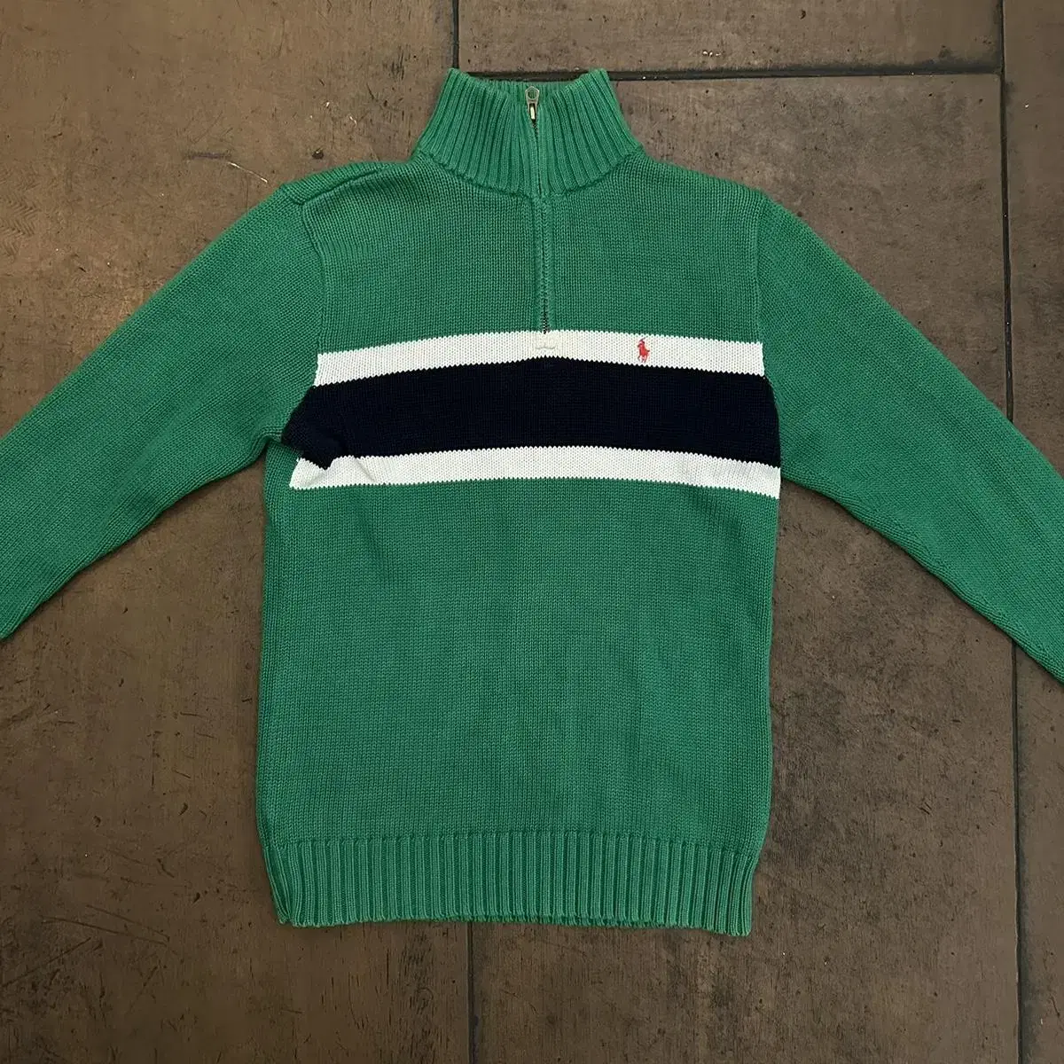 [Size 95] Polo Knit Vahn Zip-Up (Boys' L)