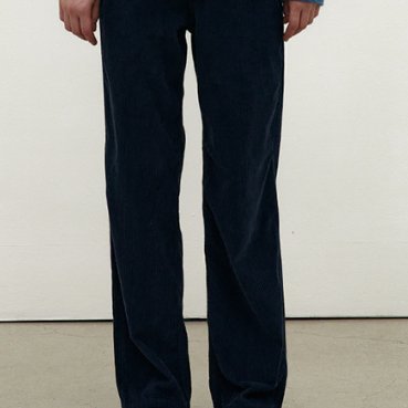 브렌다 브렌든 loosefit corduroy pants - navy M