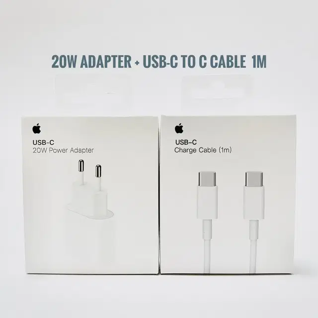 [1M 세트] 20W ADAPTER + C TO C CABLE 1M