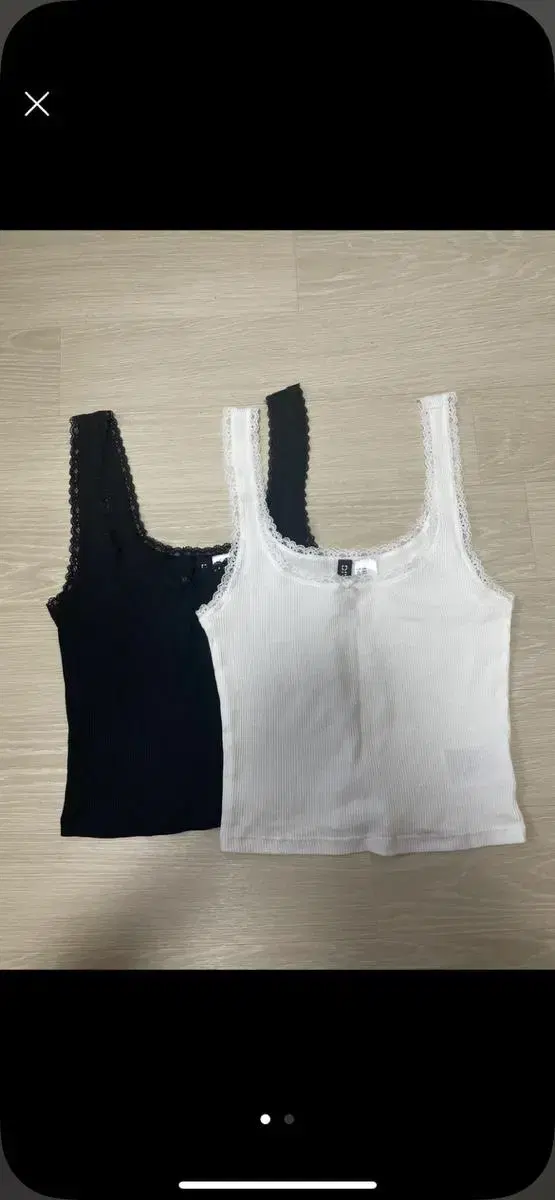 Two new ribbon tank tops