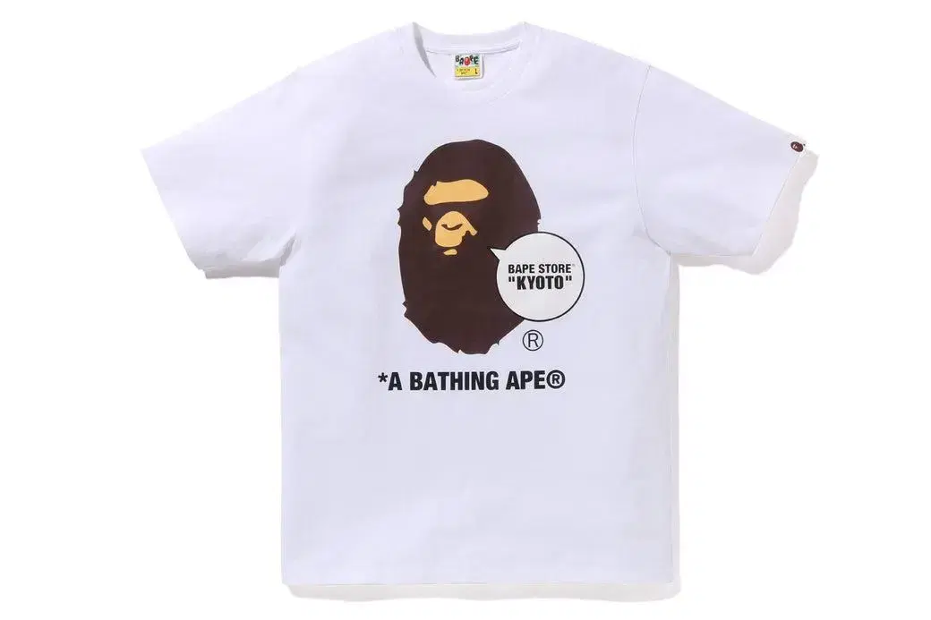 [Overseas] Vape Store Kyoto Ape Head Short Sleeve T-Shirt 23FW